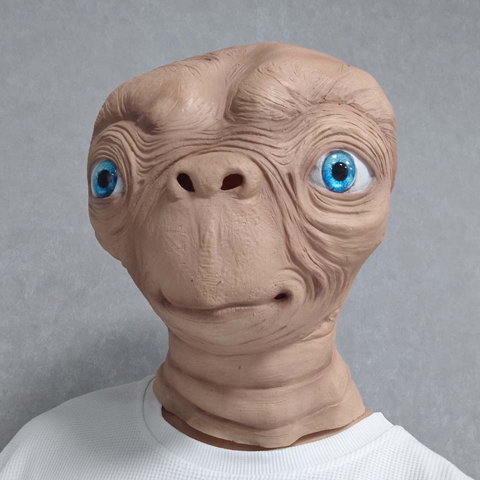 Latex Alien Mask Realistic - Máscara de látex realista de extraterrestre