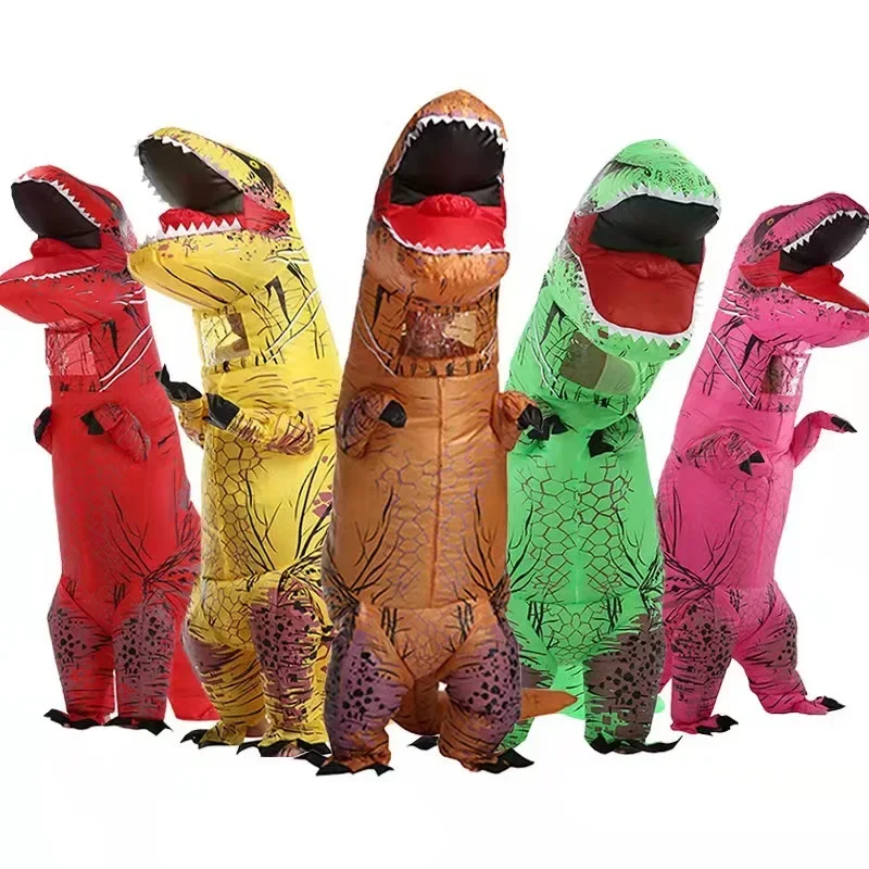 Inflatable Dinosaur Costume Adult - Disfraz inflable de Tiranosaurio rex para