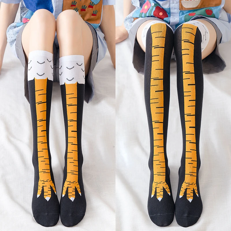 Funny Chicken Leg Socks - Medias divertidas con forma de pata