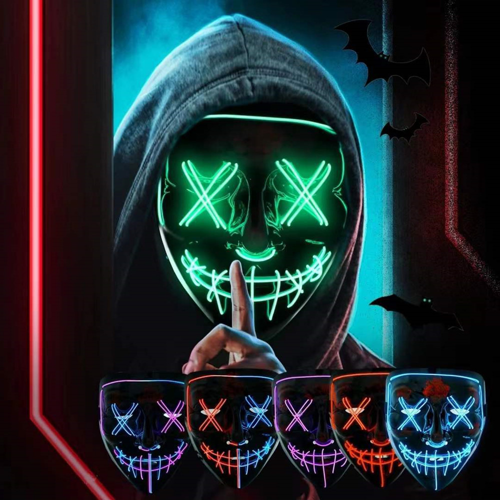 Led Purge Mask Halloween - Máscaras de Halloween para hombres y