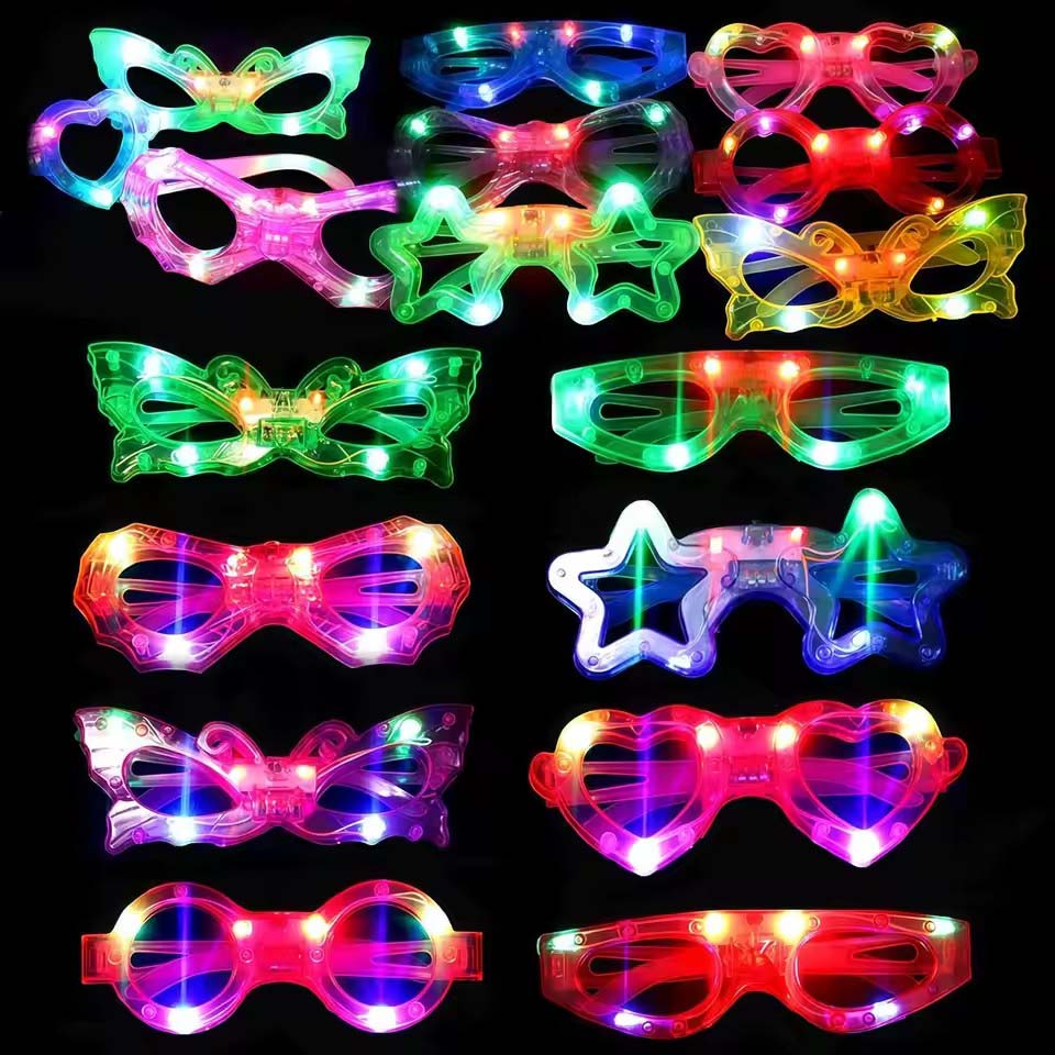 Glow In The Dark Party Glasses - Gafas que brillan en la oscuridad,