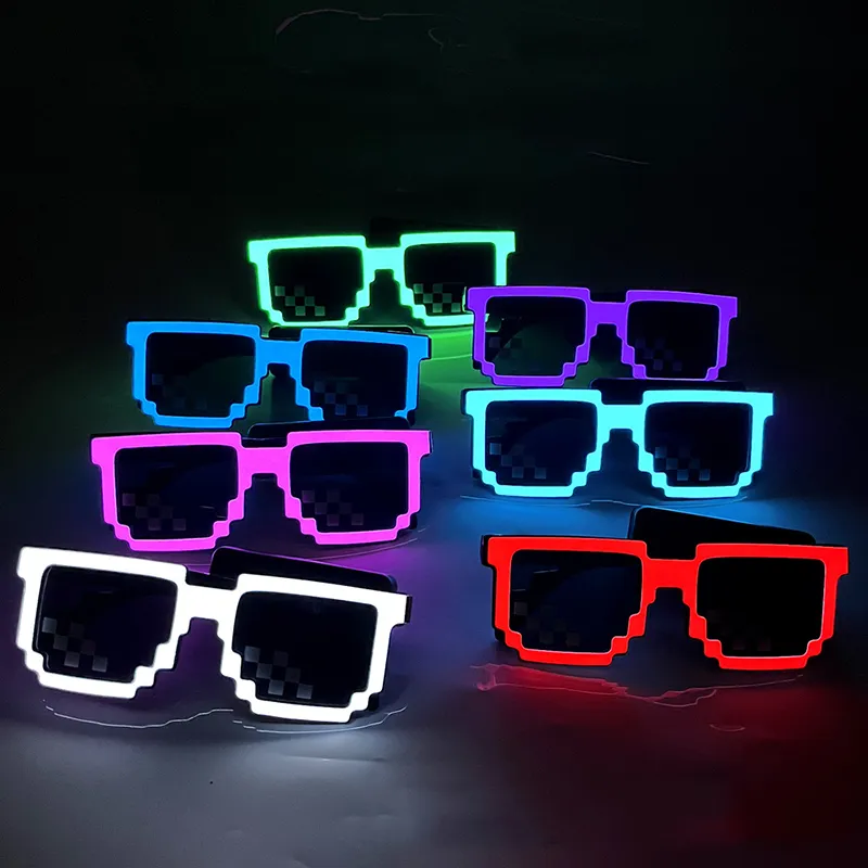 Glow In The Dark Party Glasses - Gafas con luz LED inalámbrica, gafas