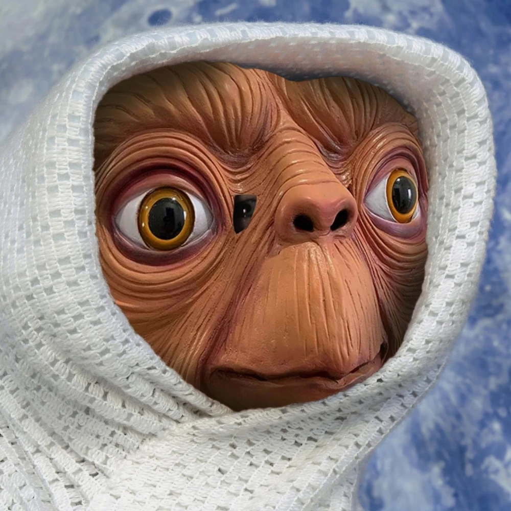 Latex Alien Mask Realistic - Realista ET Alien Látex Máscara Halloween