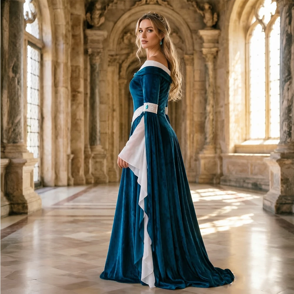 Medieval Renaissance Dress Women - Vestido estilo elfo renacentista medieval, de