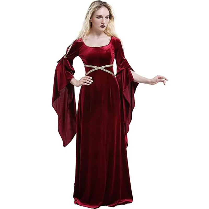 Medieval Renaissance Dress Women - Vestido Medieval para mujer, disfraz de