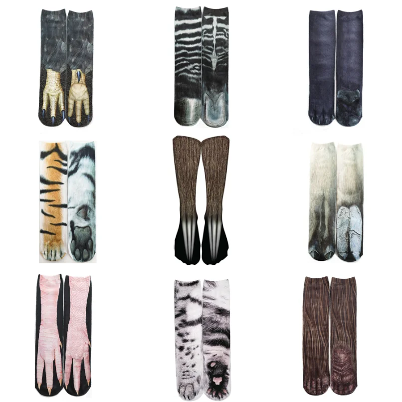 Funny Chicken Leg Socks - Calcetines bonitos con estampado 3d, divertidos