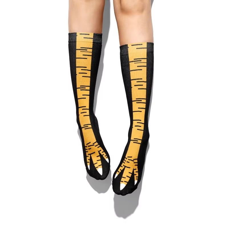 Funny Chicken Leg Socks - Calcetines 3D divertidos y creativos con