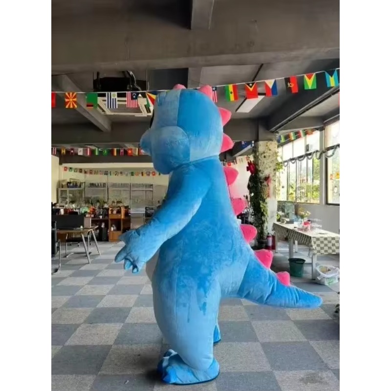Inflatable Dinosaur Costume Adult - Disfraz Inflable de Dragón Azul de