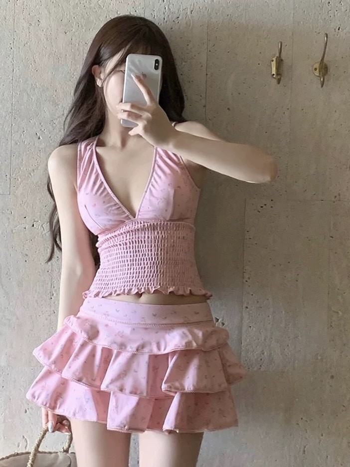 Costumes - Traje de baño tankini adelgazante para