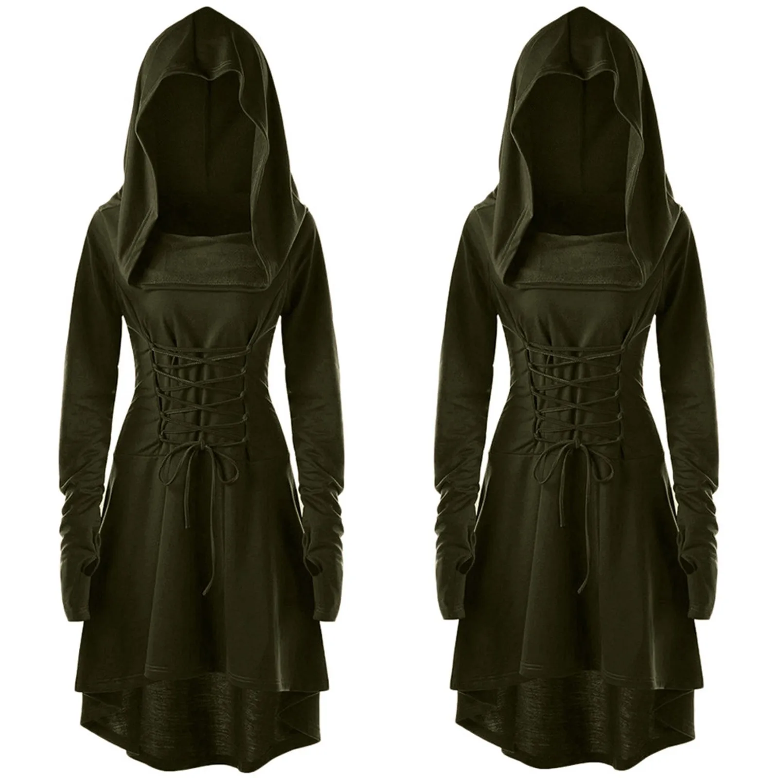Medieval Renaissance Dress Women - Disfraz de arquero Medieval Froest para