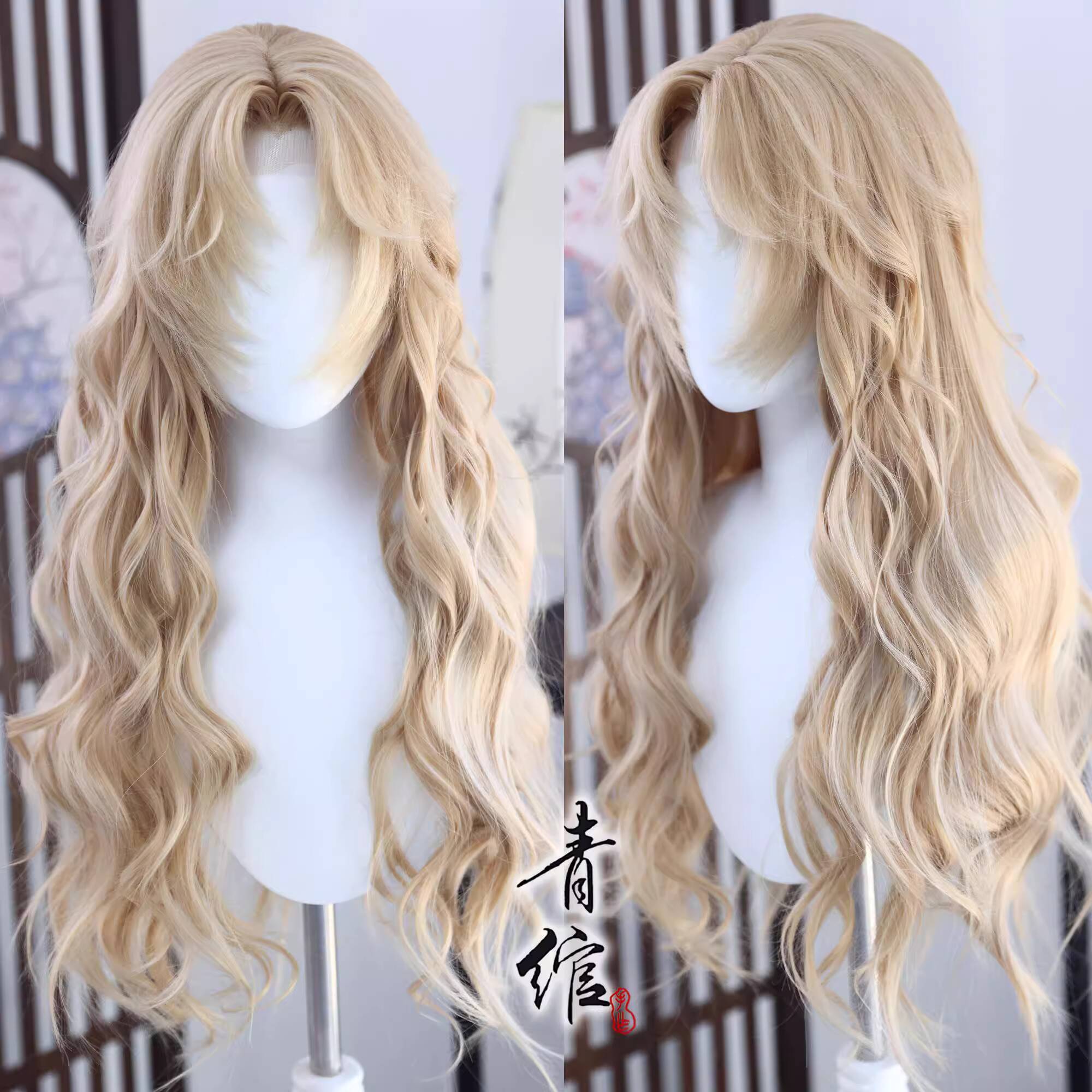 Anime Cosplay Wig Heat Resistant - Peluca con estilo Vermouth Berumotto, Cosplay