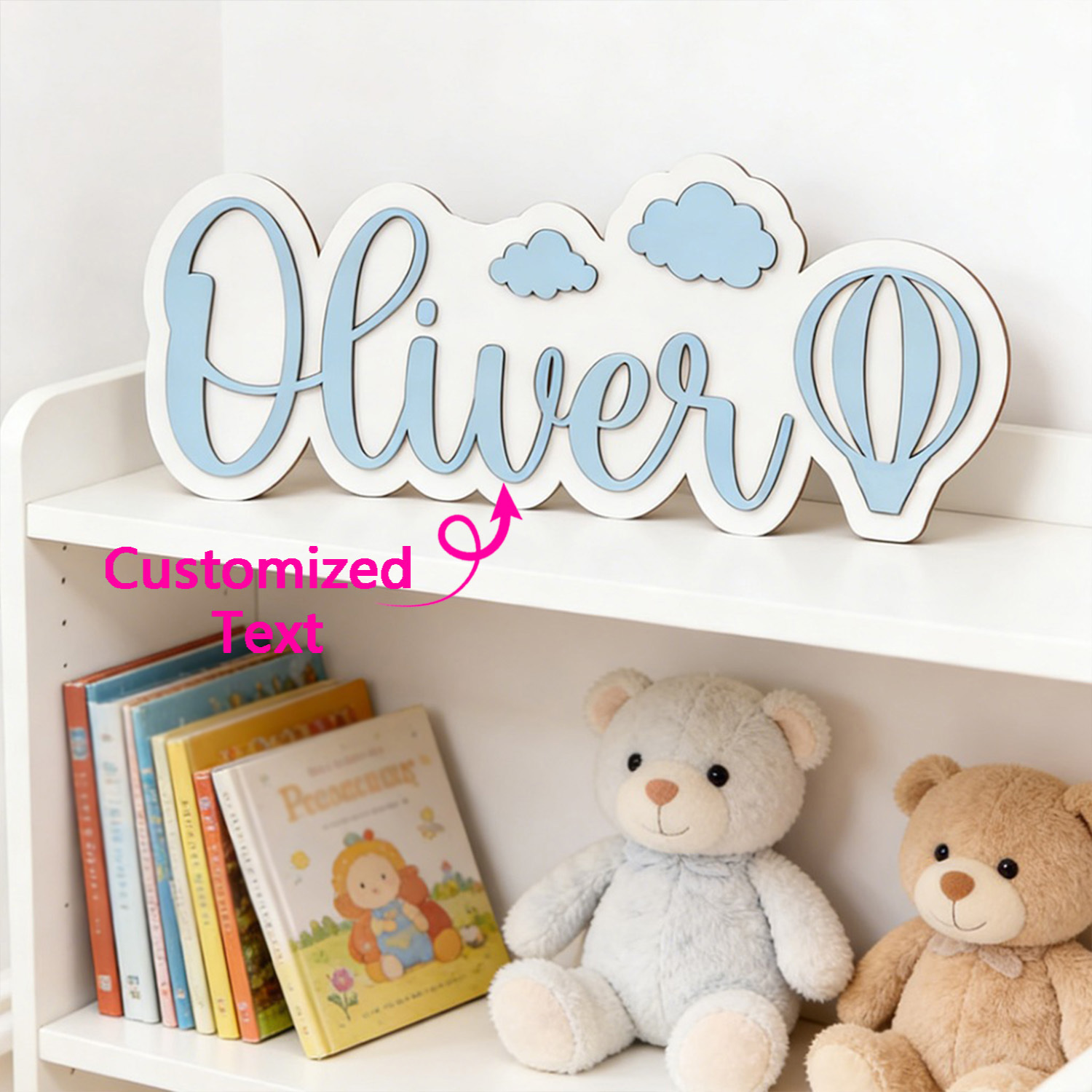 Party Supplies - Letrero Personalizado para Habitación con Globo