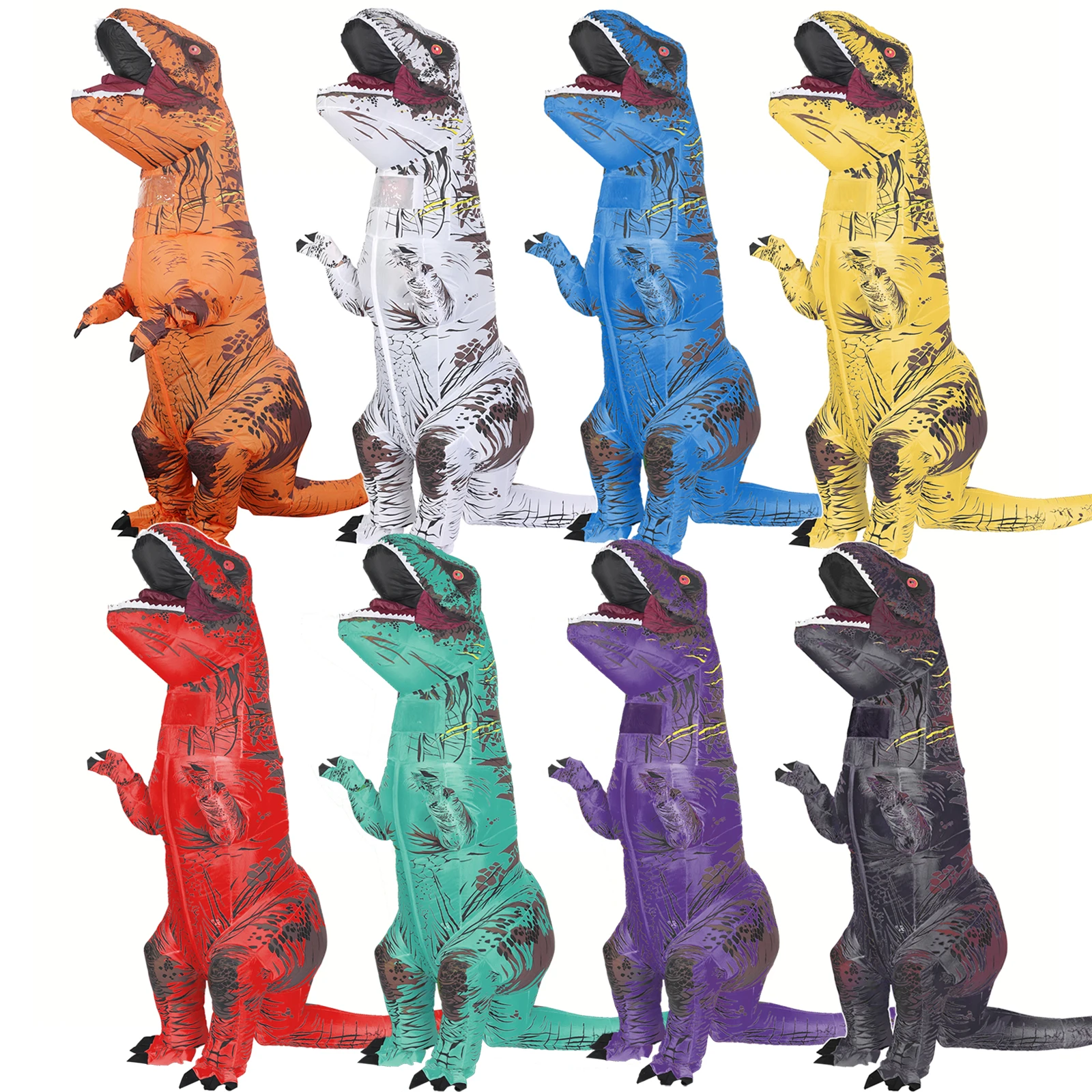 Inflatable Dinosaur Costume Adult - Disfraz de dinosaurio inflable tiranosaurio t-rex