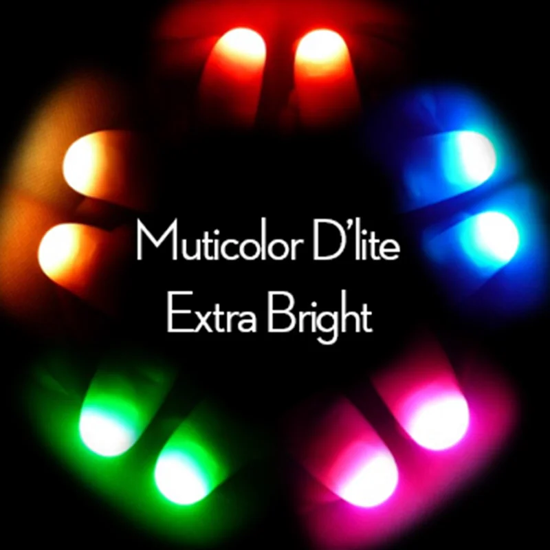 Thumb Tip Magic Trick Set - Puntas de Dedos LED Súper Brillantes,