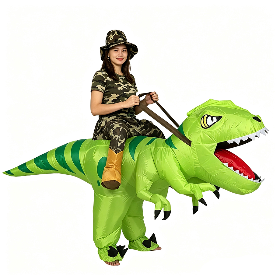 Inflatable Dinosaur Costume Adult - Disfraz Inflable de Dinosaurio T-Rex para