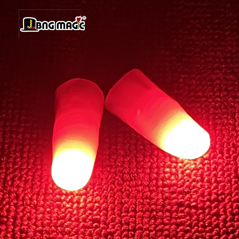 Thumb Tip Magic Trick Set - Juego de pares de luces profesionales,