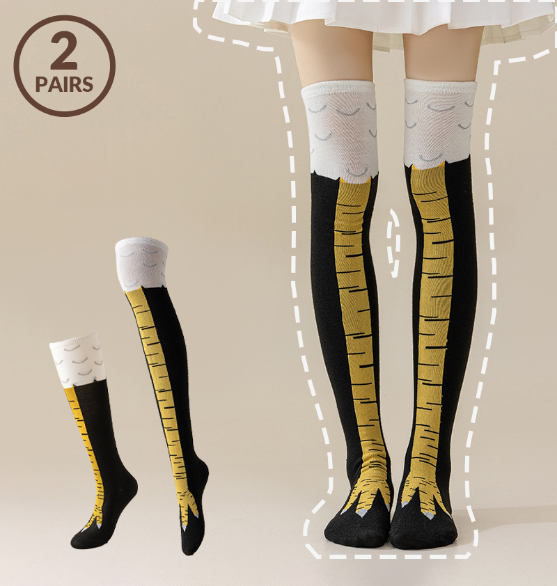 1/2paris hombres divertidos ca - Funny Chicken Leg Socks reseña y precio