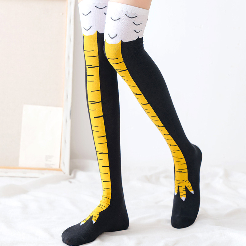 1 par de calcetines hasta la r - Funny Chicken Leg Socks reseña y precio