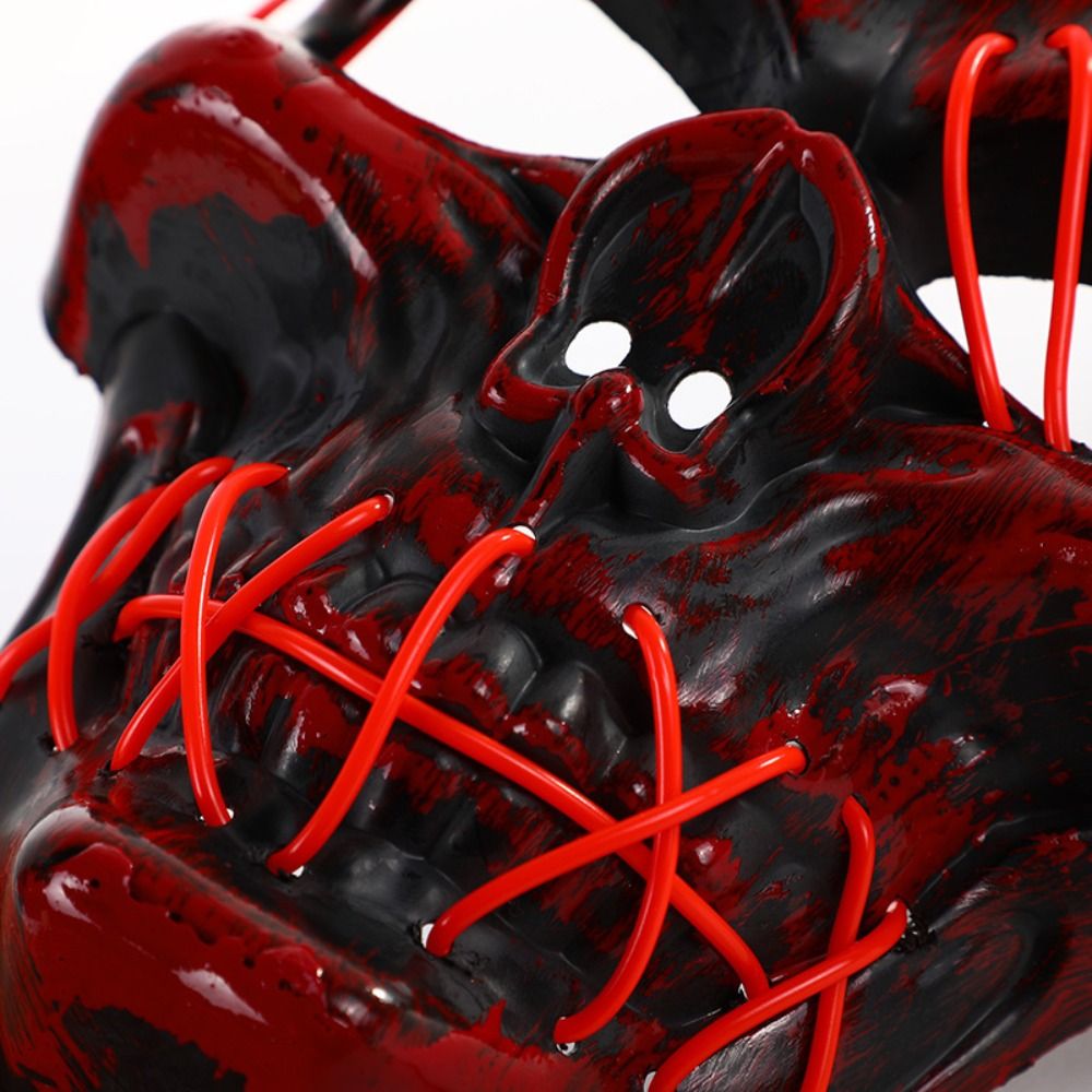 Máscara Gótica de Calavera Lum - Led Purge Mask Halloween reseña y precio