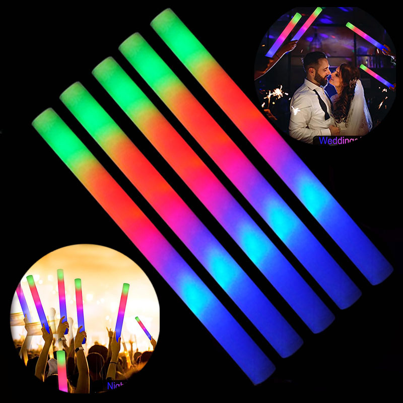 30/60 Uds. Barra de espuma LED - Flashing Led Foam Sticks Party reseña y precio