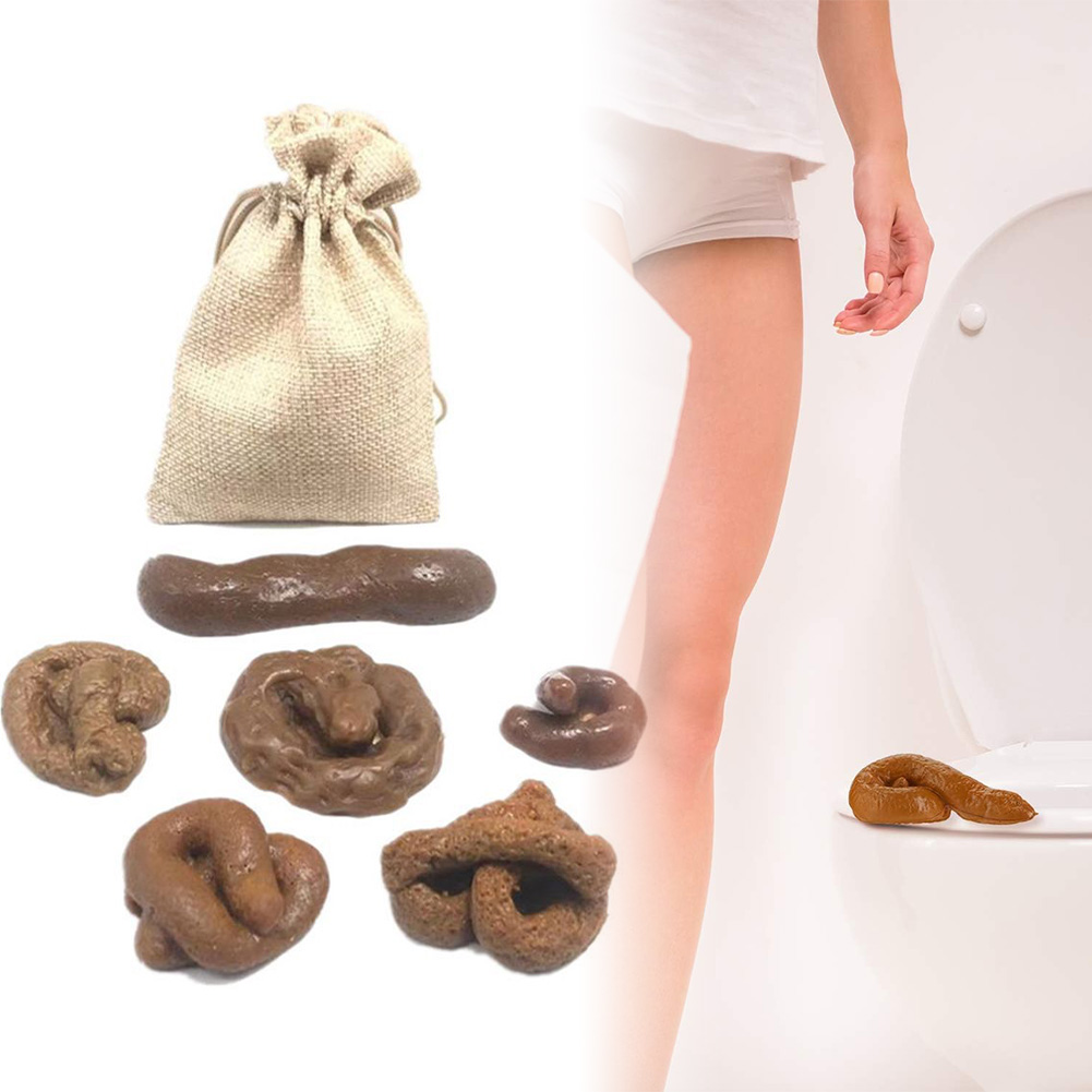 6 unids/set juguete de broma d - Fake Poop Gag Gift reseña y precio