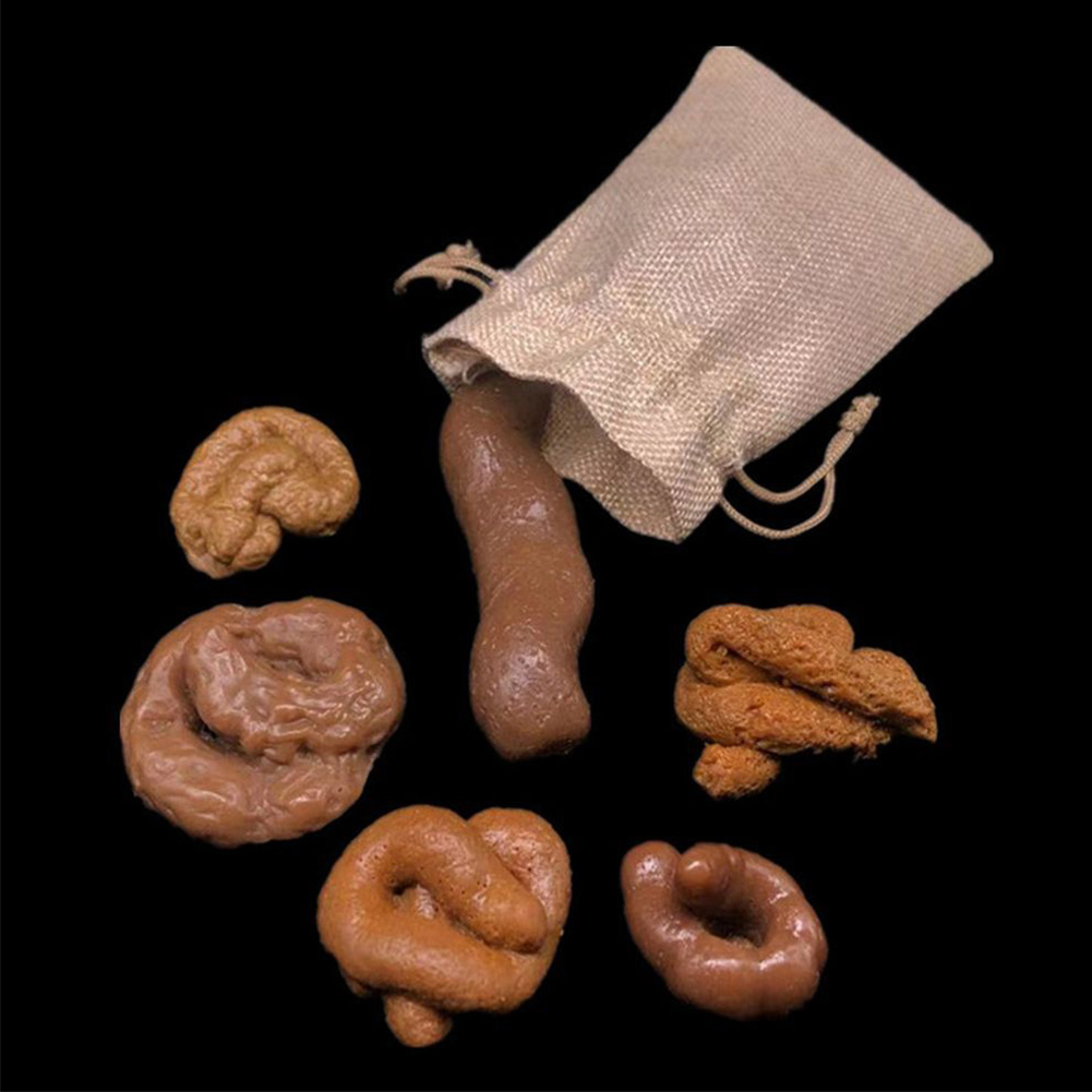 6 unids/set juguete de broma d - Fake Poop Gag Gift reseña y precio
