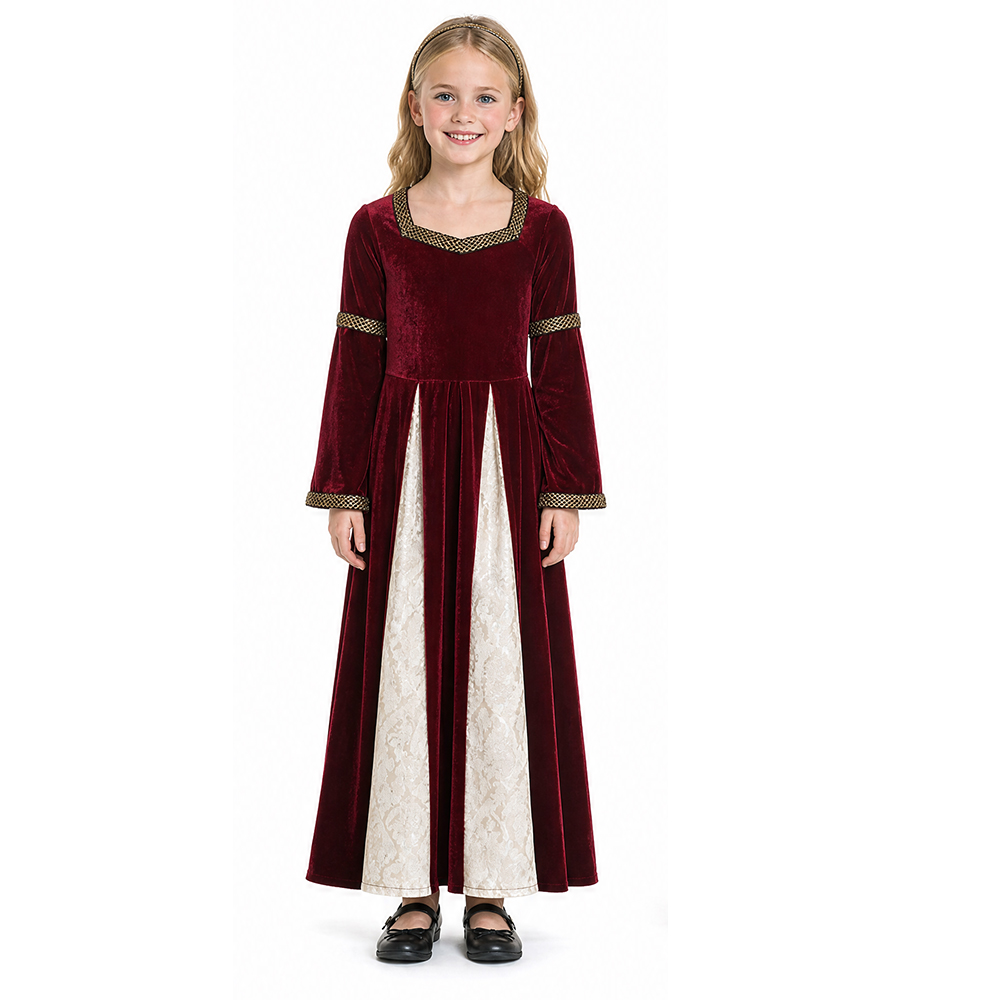 Vestido de Terciopelo Estilo R - Medieval Renaissance Dress Women reseña y precio