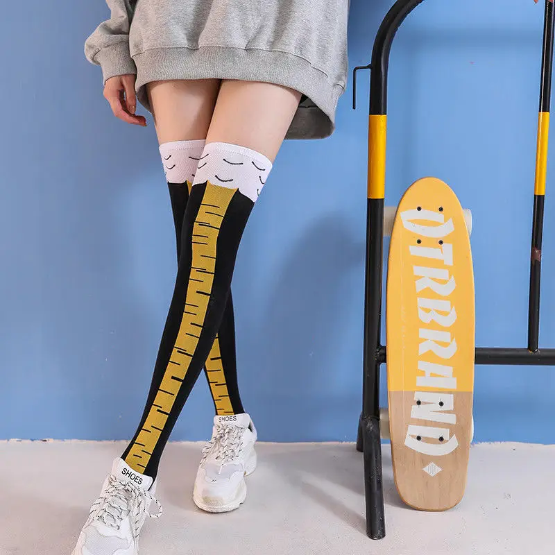 Medias divertidas con forma de - Funny Chicken Leg Socks reseña y precio