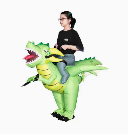 1 pieza de disfraz inflable de - Inflatable Dinosaur Costume Adult reseña y precio