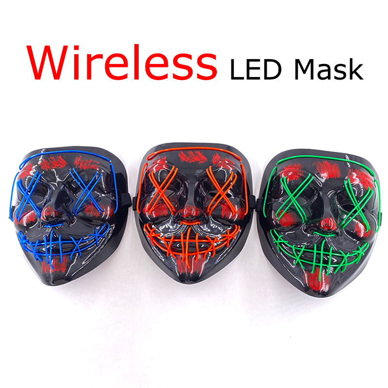Máscara de purga LED de neón i - Led Purge Mask Halloween reseña y precio