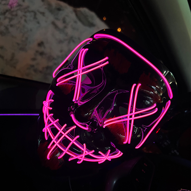 Máscaras LED Purge Inalámbrica - Led Purge Mask Halloween reseña y precio