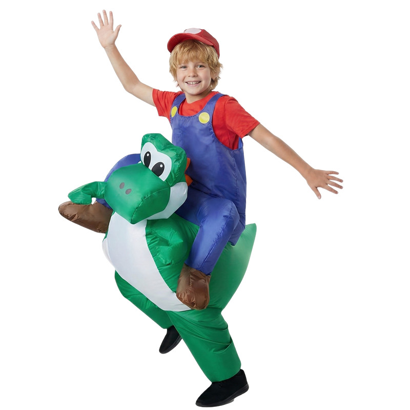 Disfraz de actuación de fiesta - Inflatable Dinosaur Costume Adult reseña y precio