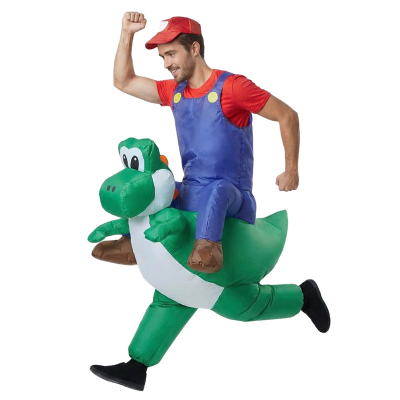 Disfraz de actuación de fiesta - Inflatable Dinosaur Costume Adult reseña y precio