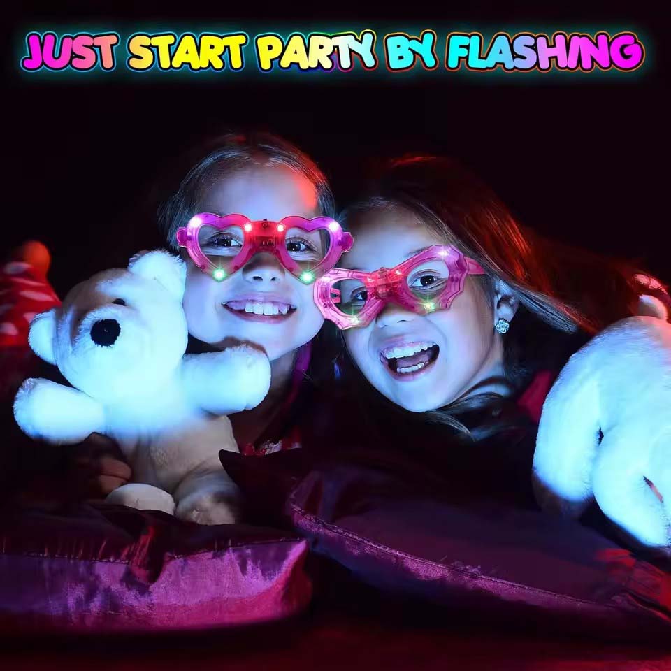 Gafas que brillan en la oscuri - Glow In The Dark Party Glasses reseña y precio