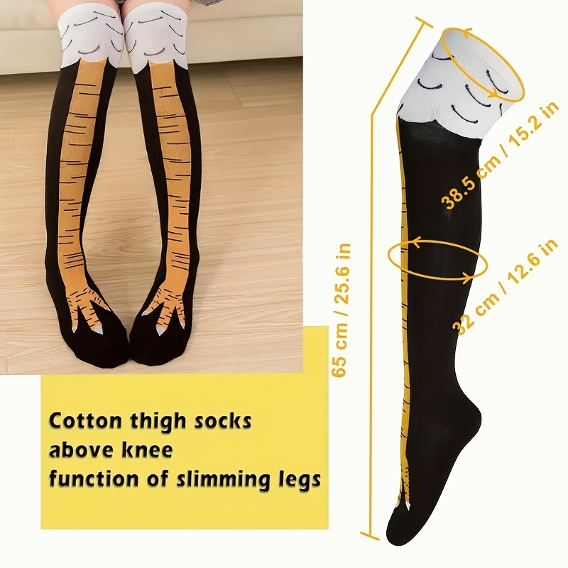 1 par de divertidos calcetines - Funny Chicken Leg Socks reseña y precio