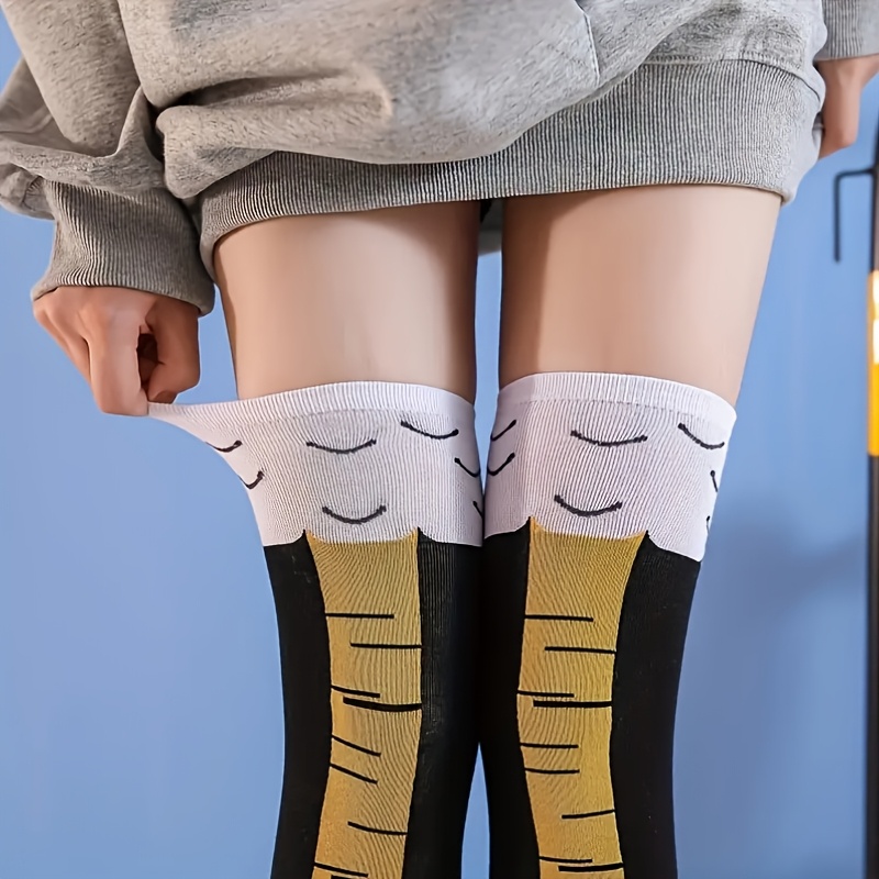 1 par de divertidos calcetines - Funny Chicken Leg Socks reseña y precio