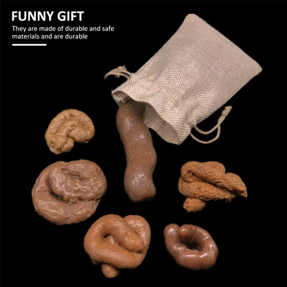 6 uds. De bromas realistas de  - Fake Poop Gag Gift reseña y precio