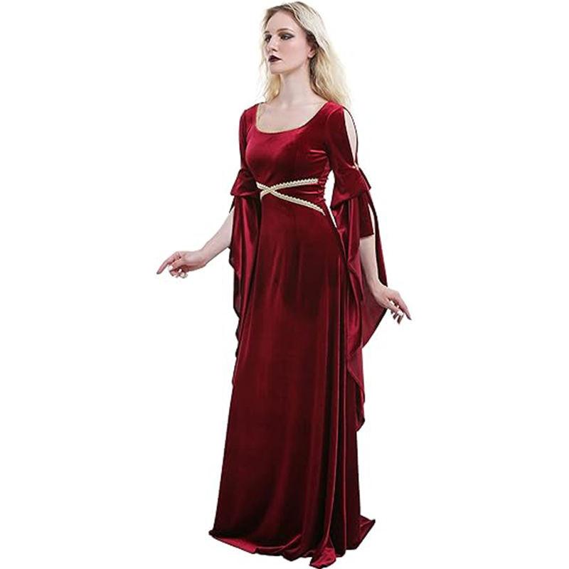 Vestido Medieval para mujer, d - Medieval Renaissance Dress Women reseña y precio