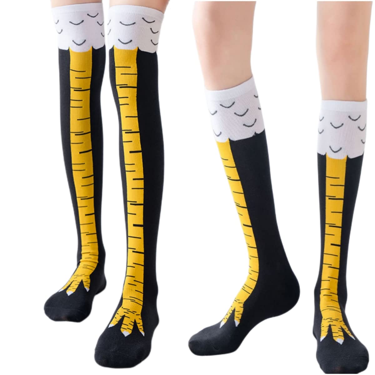 1/2 pares de calcetines altos  - Funny Chicken Leg Socks reseña y precio