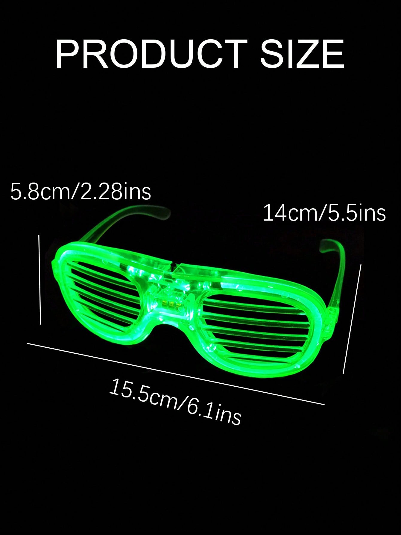 Gafas luminosas con luz Led, l - Glow In The Dark Party Glasses reseña y precio