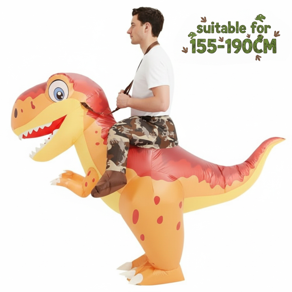 Disfraz inflable de dinosaurio - Costumes reseña y precio