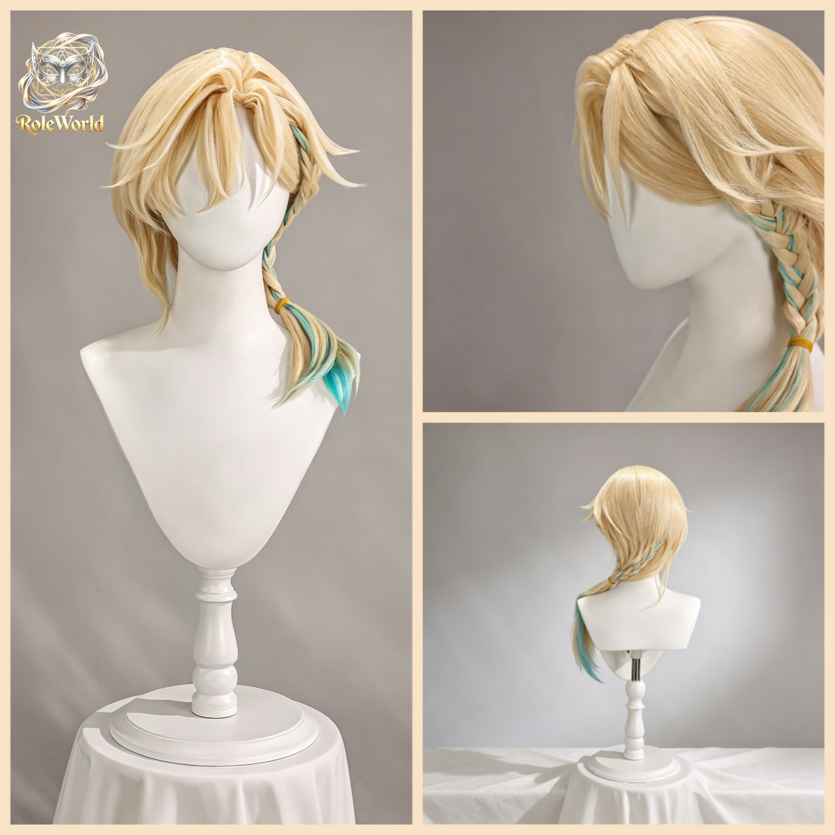 Peluca de cosplay Honkai Star  - Anime Cosplay Wig Heat Resistant reseña y precio