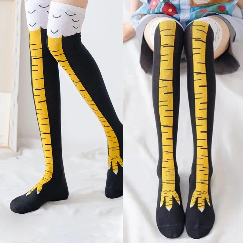 Calcetines hasta la rodilla de - Funny Chicken Leg Socks reseña y precio