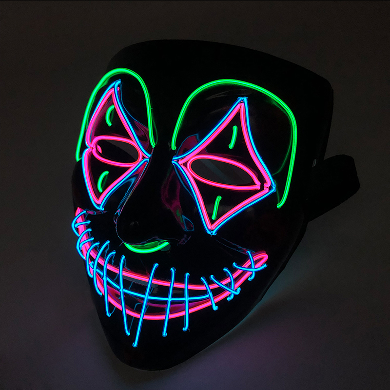Máscara LED asesina para baile - Led Purge Mask Halloween reseña y precio