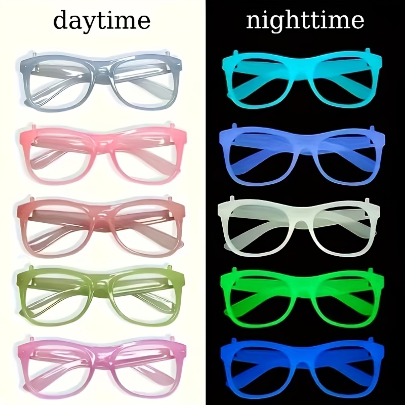 5/12 pares de gafas de fiesta  - Glow In The Dark Party Glasses reseña y precio