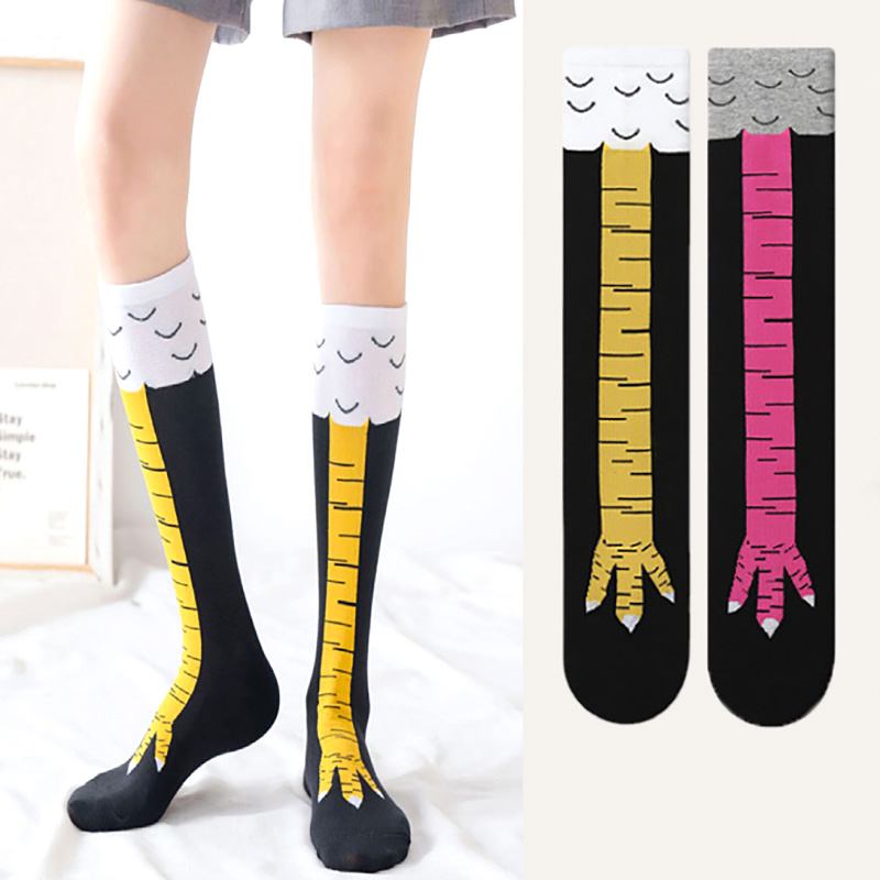 Calcetines divertidos unisex l - Funny Chicken Leg Socks reseña y precio