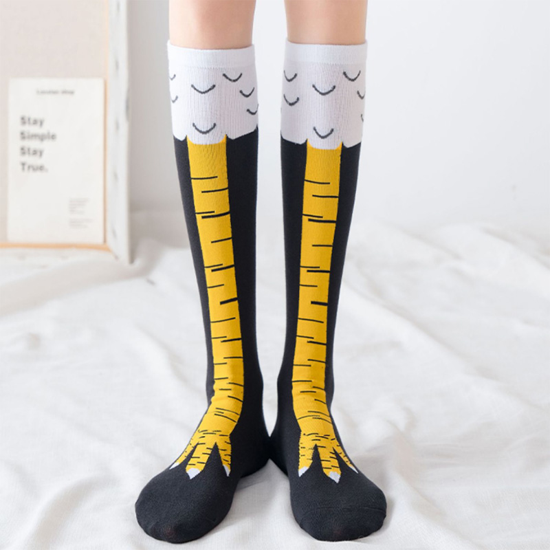 Calcetines divertidos unisex l - Funny Chicken Leg Socks reseña y precio