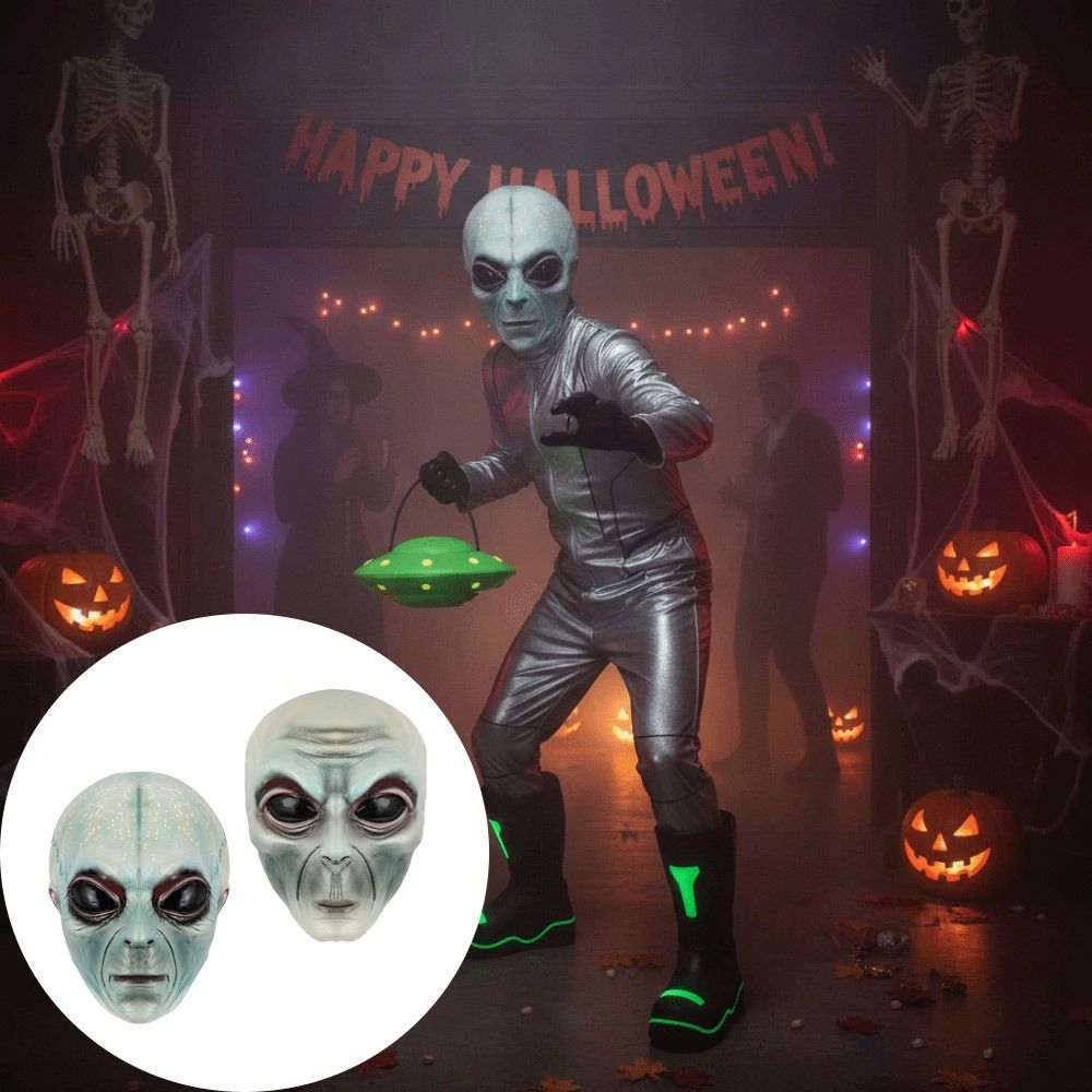 Máscara de Látex de Alienígena - Latex Alien Mask Realistic reseña y precio
