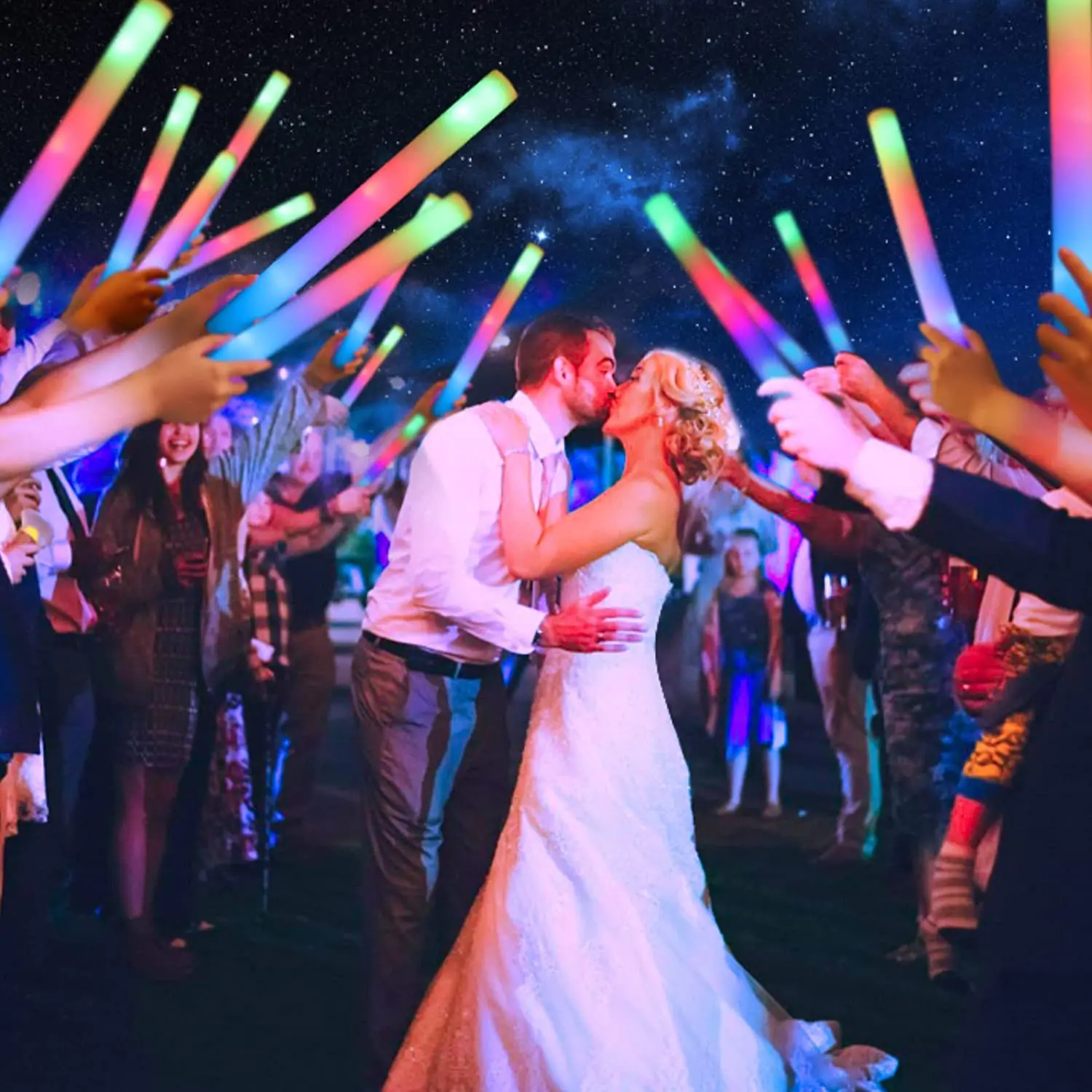 Barras luminosas LED, barras d - Flashing Led Foam Sticks Party reseña y precio