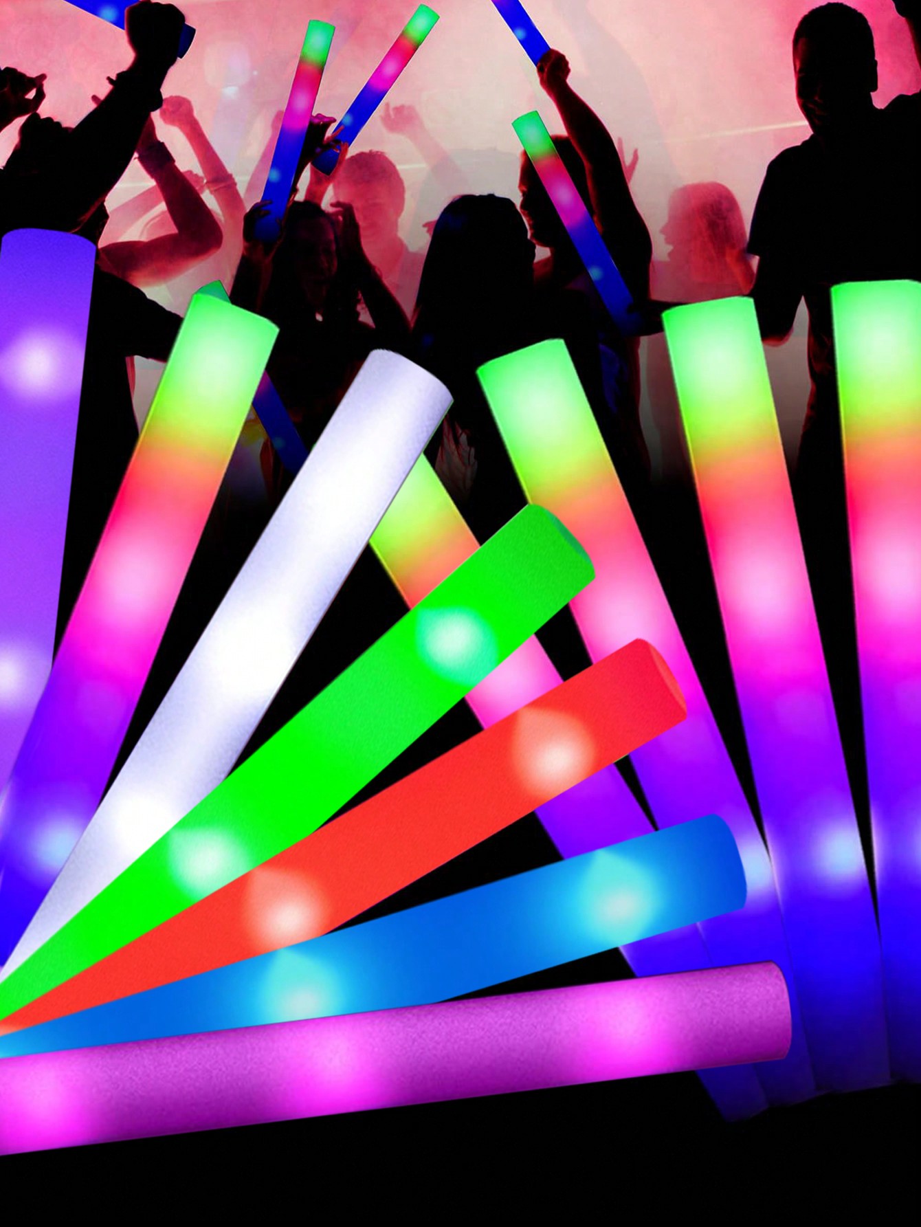 Palo estroboscópico de espuma  - Flashing Led Foam Sticks Party reseña y precio